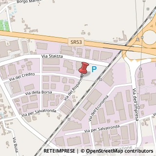 Mappa Via del Credito, 13, 31033 Castelfranco Veneto, Treviso (Veneto)