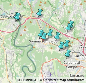 Mappa Via Rughetta, 21019 Somma Lombardo VA, Italia (3.61)