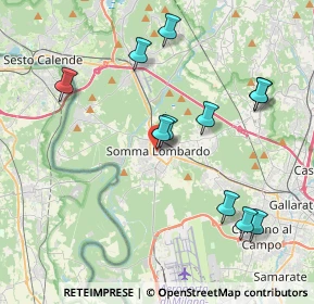 Mappa Via Gallidabino Cesare, 21019 Somma Lombardo VA, Italia (4.07091)