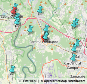 Mappa Via Rughetta, 21019 Somma Lombardo VA, Italia (5.02125)