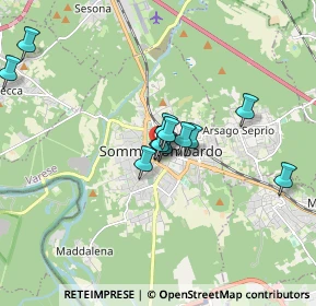 Mappa Via Gallidabino Cesare, 21019 Somma Lombardo VA, Italia (1.35333)