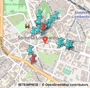 Mappa Via Giuseppe Verdi, 21019 Somma Lombardo VA, Italia (0.194)