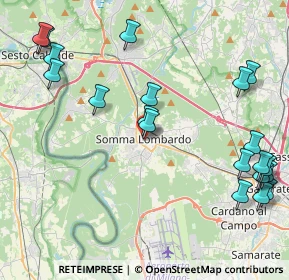Mappa Via Giuseppe Verdi, 21019 Somma Lombardo VA, Italia (5.2745)