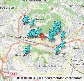 Mappa Via Nazionale, 24061 Albano Sant'Alessandro BG, Italia (1.43)