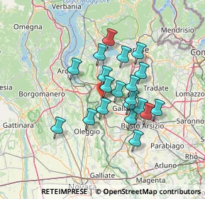 Mappa Via Murè, 21019 Somma Lombardo VA, Italia (10.719)