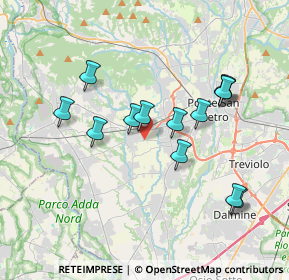 Mappa Via Angelo Maj, 24030 Terno d'Isola BG, Italia (3.45)