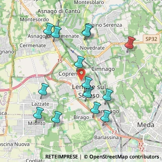 Mappa Via Prealpi, 20823 Lentate sul Seveso MB, Italia (2.12857)