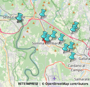 Mappa Via Vignola, 21019 Somma Lombardo VA, Italia (3.6825)