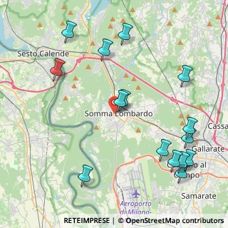 Mappa Via Vignola, 21019 Somma Lombardo VA, Italia (5.08667)