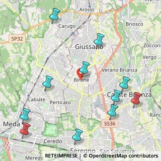 Mappa Via Giacomo Leopardi, 20833 Giussano MB, Italia (2.66545)