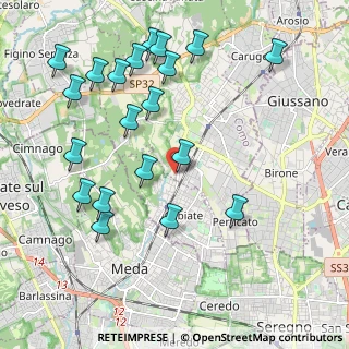 Mappa Via Benvenuto Cellini, 22066 Mariano Comense CO, Italia (2.299)