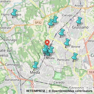 Mappa Via Benvenuto Cellini, 22066 Mariano Comense CO, Italia (1.90833)
