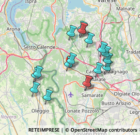 Mappa Via IV Novembre, 21019 Somma Lombardo VA, Italia (6.67444)