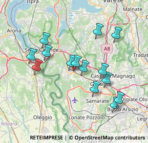 Mappa Via IV Novembre, 21019 Somma Lombardo VA, Italia (6.90143)