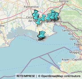 Mappa Isola le Cove, 34073 Grado GO, Italia (11.8835)