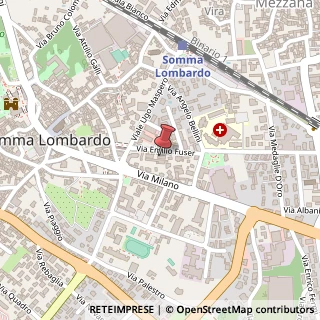 Mappa Via E. Fuser, 10, 21019 Somma Lombardo, Varese (Lombardia)