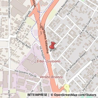 Mappa Via Fratelli Bandiera, 52, 20843 Verano Brianza, Monza e Brianza (Lombardia)