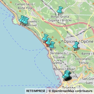 Mappa SS 14, 34136 Trieste TS, Italia (2.814)