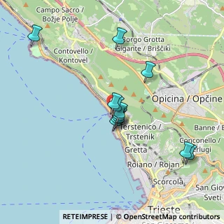 Mappa SS 14, 34136 Trieste TS, Italia (1.52333)