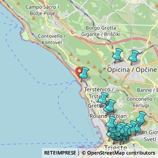 Mappa SS 14, 34136 Trieste TS, Italia (3.386)