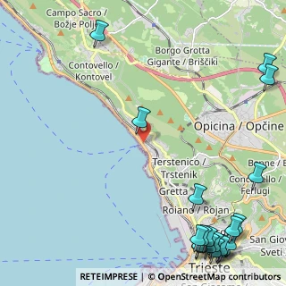 Mappa SS 14, 34136 Trieste TS, Italia (3.6635)