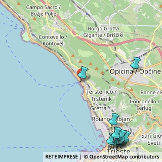 Mappa SS 14, 34136 Trieste TS, Italia (3.525)