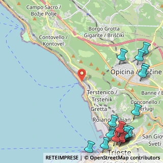 Mappa SS 14, 34136 Trieste TS, Italia (3.555)