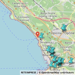 Mappa SS 14, 34136 Trieste TS, Italia (3.29158)