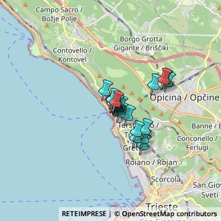 Mappa SS 14, 34136 Trieste TS, Italia (1.0225)