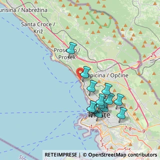 Mappa SS 14, 34136 Trieste TS, Italia (3.79643)