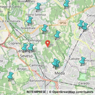 Mappa Via Santa Maria, 20823 Lentate sul Seveso MB, Italia (2.805)