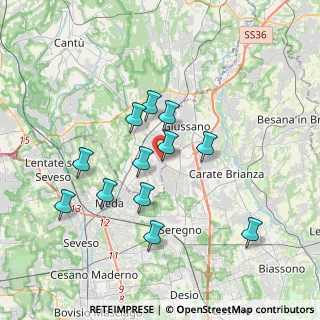 Mappa Via dell'Industria, 20833 Giussano MB, Italia (3.28)