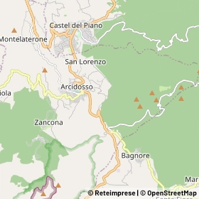 Mappa Arcidosso