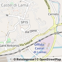 Map Castel di Lama