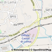 Map Castel di Lama