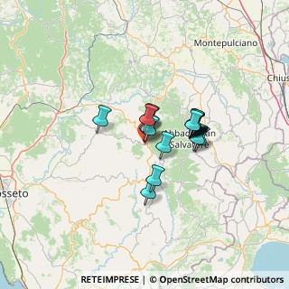 Mappa Via delle Ginestre, 58031 Arcidosso GR, Italia (8.865)