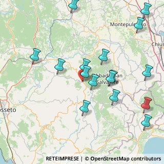 Mappa Via delle Ginestre, 58031 Arcidosso GR, Italia (18.8975)