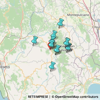Mappa Via delle Ginestre, 58031 Arcidosso GR, Italia (8.21214)
