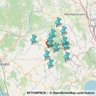 Mappa Via delle Ginestre, 58031 Arcidosso GR, Italia (10.2925)