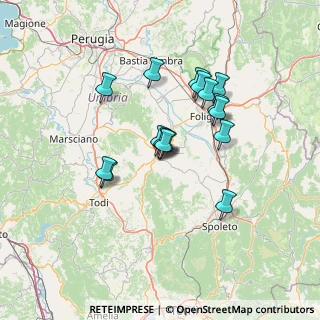 Mappa Via Bruno Buozzi, 06030 Giano Dell'umbria PG, Italia (11.79438)