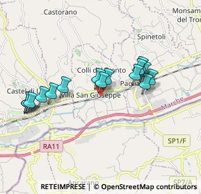 Mappa Colli del Tronto, 63079 Villa San Giuseppe AP, Italia (1.83375)