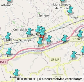 Mappa 63078 Pagliare AP, Italia (2.5775)