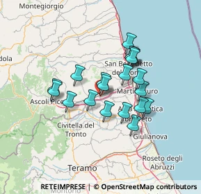 Mappa 63078 Pagliare AP, Italia (11.238)
