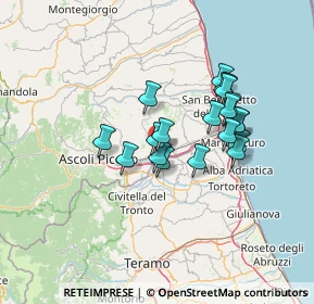 Mappa Contrada Cerreto, 63082 Cerreto AP, Italia (11.568)