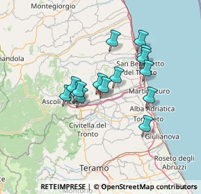 Mappa Contrada Cerreto, 63082 Cerreto AP, Italia (11.20933)