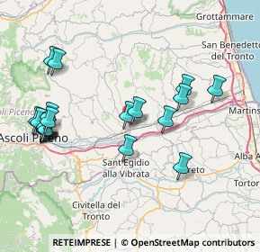 Mappa Contrada Cerreto, 63082 Cerreto AP, Italia (8.961)