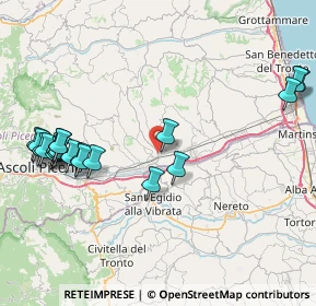 Mappa Contrada Cerreto, 63082 Cerreto AP, Italia (10.115)