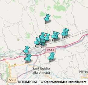 Mappa Contrada Cerreto, 63082 Cerreto AP, Italia (2.62333)