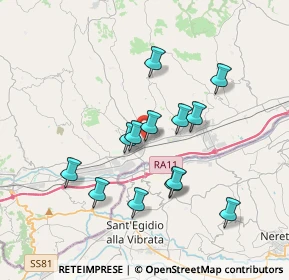Mappa Contrada Cerreto, 63082 Cerreto AP, Italia (3.36385)