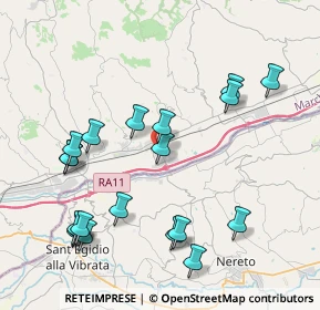 Mappa Via Giuseppe di Vittorio, 63078 Pagliare AP, Italia (4.659)